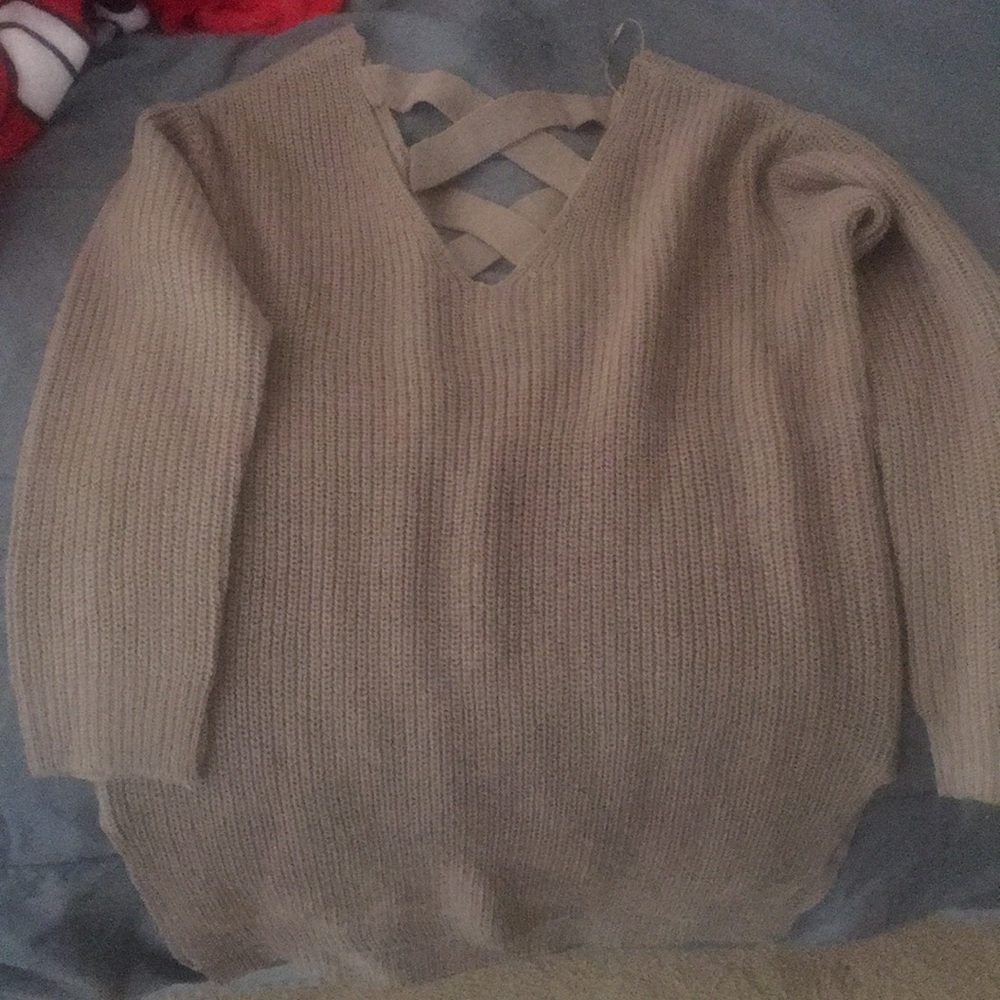 Brown sweater
